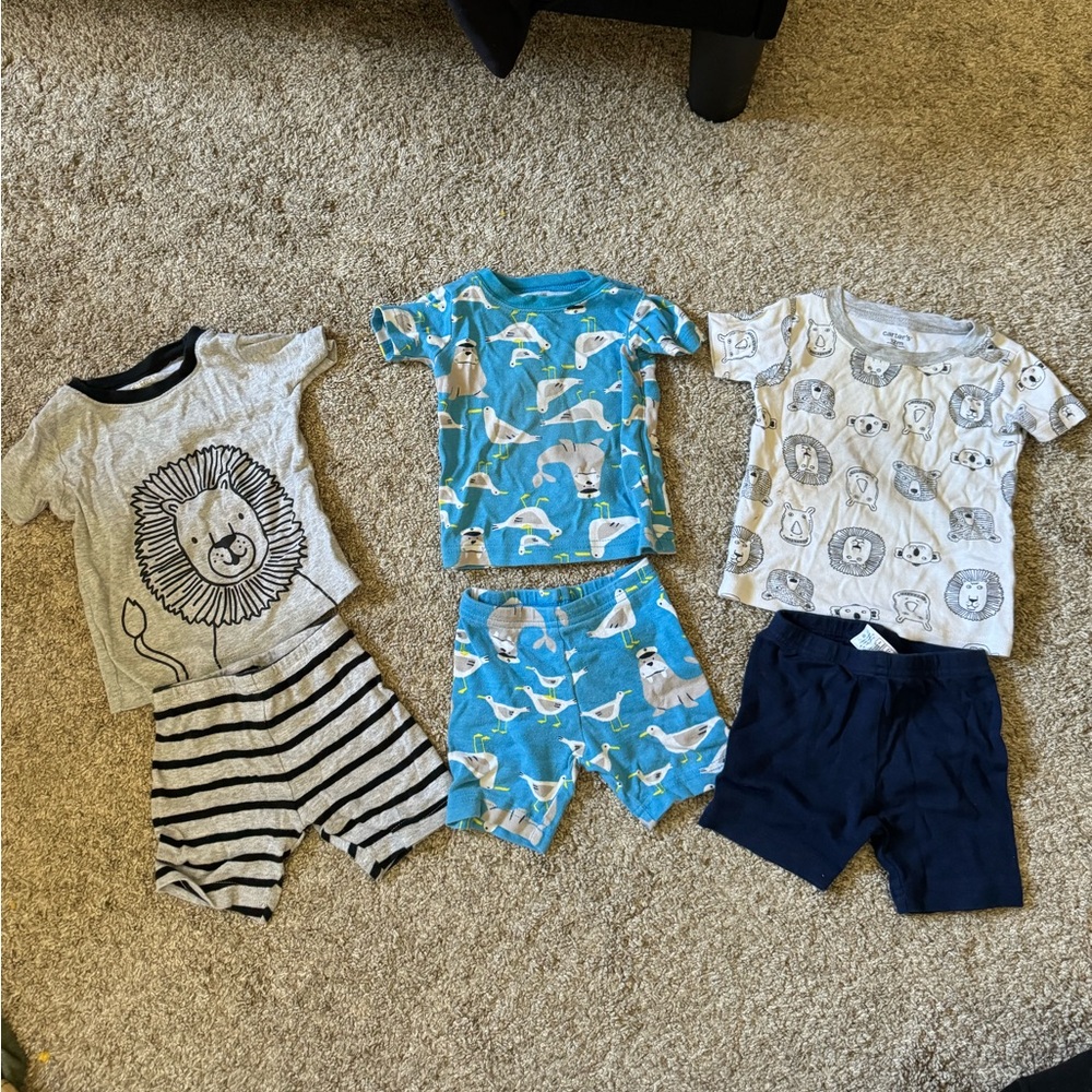 Boys toddler pajamas set